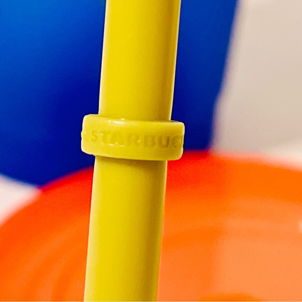 🧋🏝️ STARBUCKS lid straw replacements 1 cold cup Hawaii Collection new reusable - Picture 3 of 11